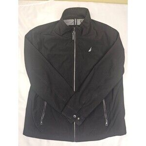 Men Nautica Active Stretch Water Resistant Wind Resistant Zip Up Jacket Size XL